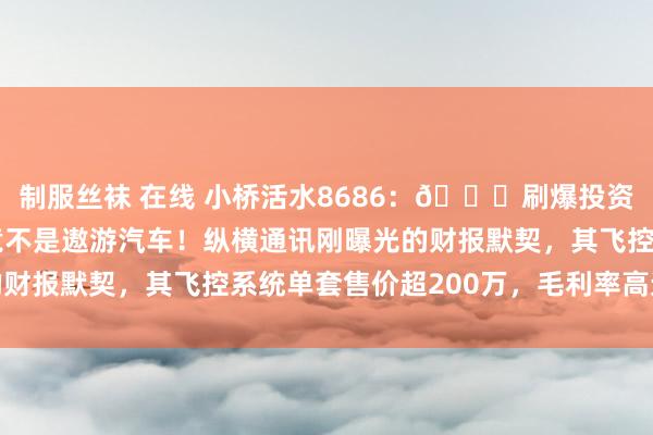 制服丝袜 在线 小桥活水8686：🚁刷爆投资圈的「空中印钞机」竟不是遨游汽车！纵横通讯刚曝光的财报默契，其飞控系统单套售价超200万，毛利率高达68%